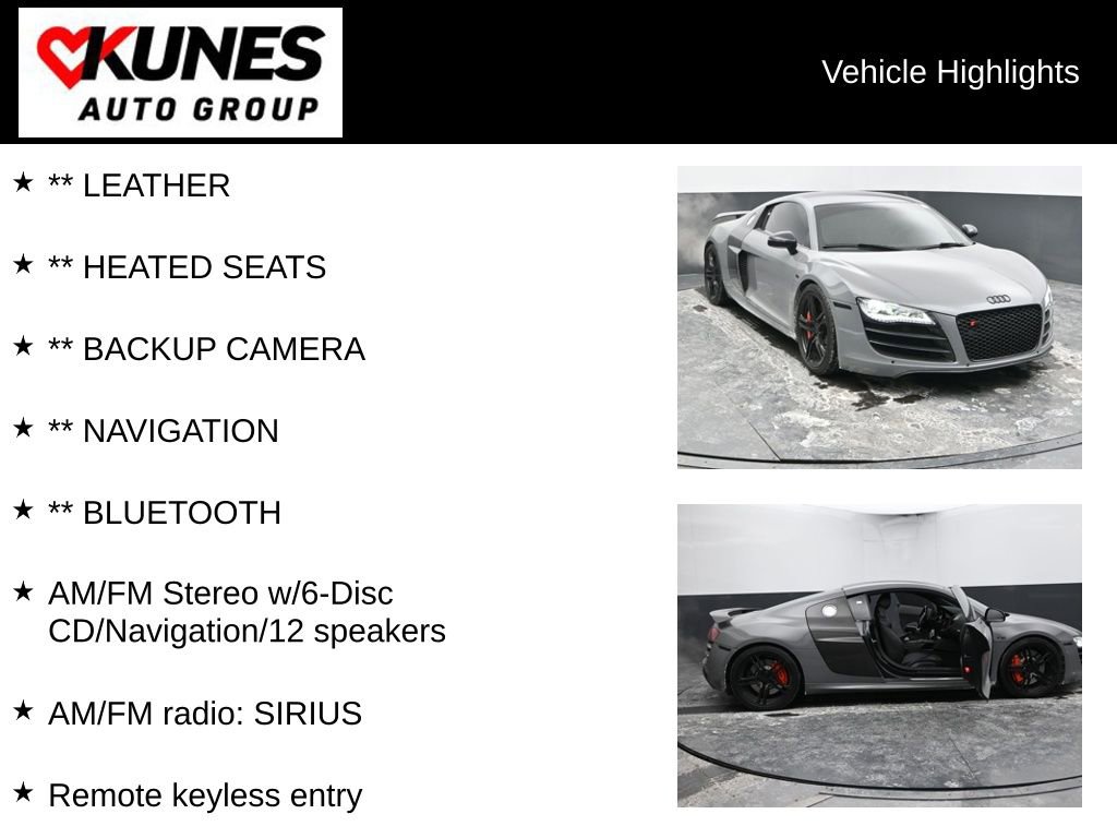 Used 2010 Audi R8 V10 image 2