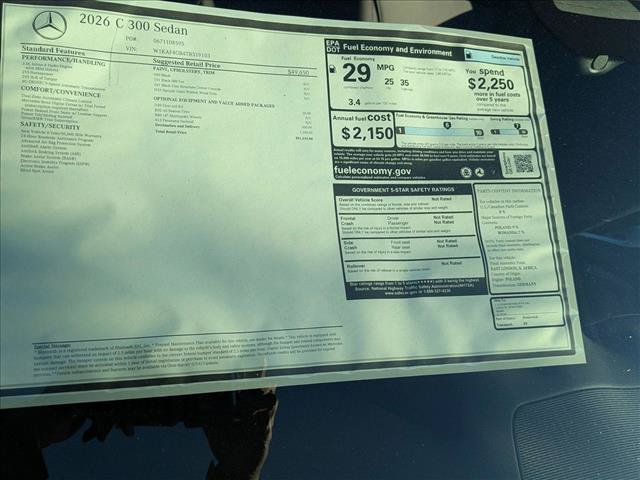 Certified 2026 Mercedes-Benz C 300 Sedan image 16