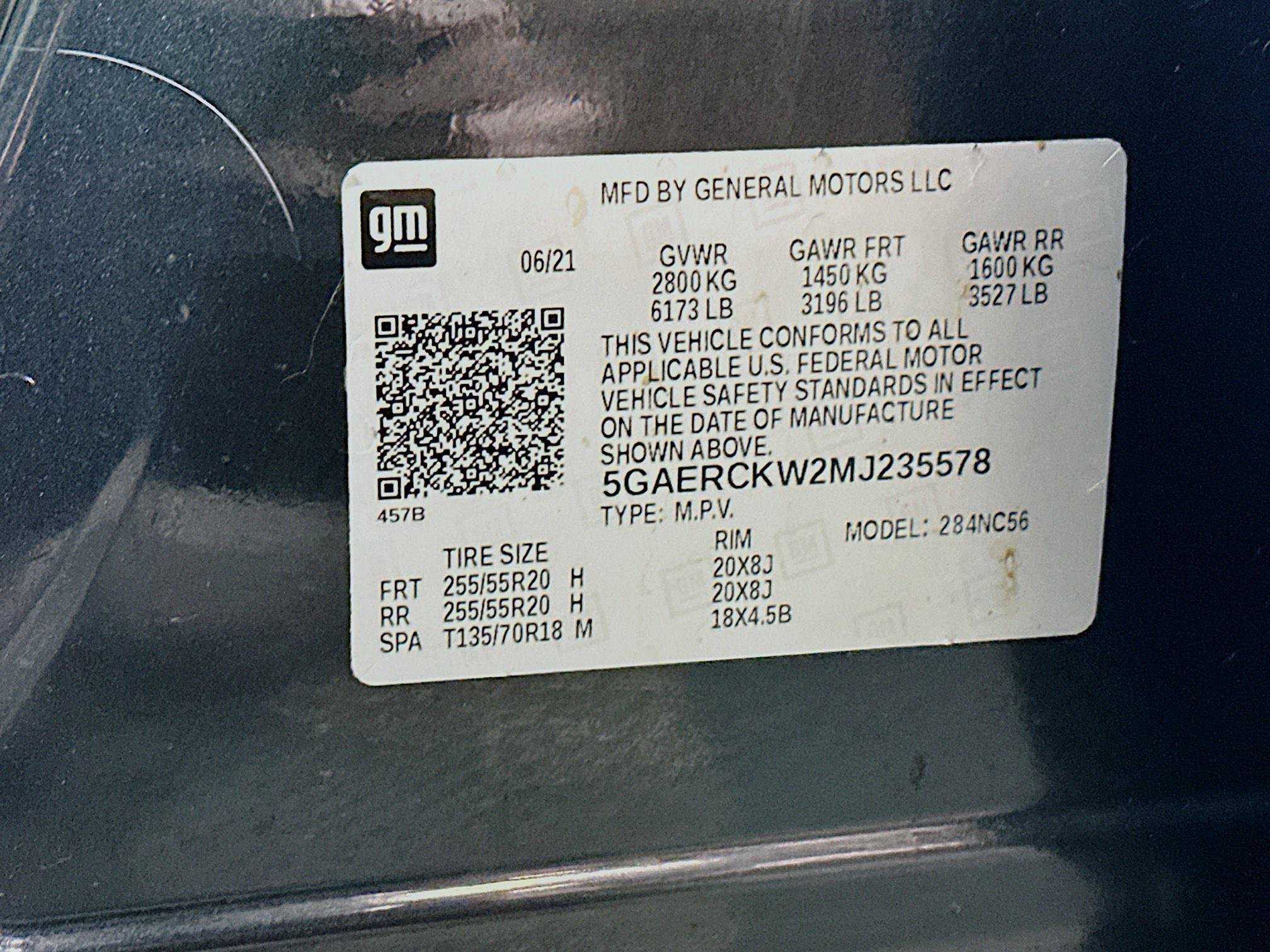 Used 2021 Buick Enclave Premium w/ Sun and Sites Package FWD image 33
