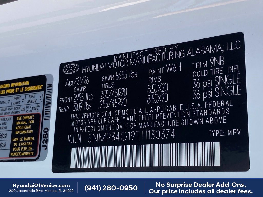 Certified 2026 Hyundai Santa Fe Limited FWD image 26