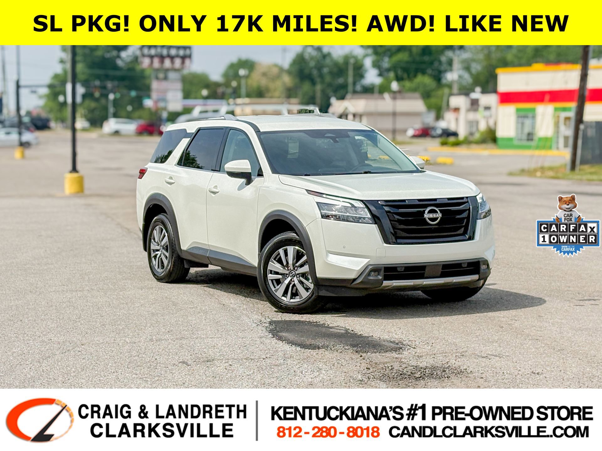 Used 2023 Nissan Pathfinder SL w/ Black Appearance Package AWD/4WD image 1