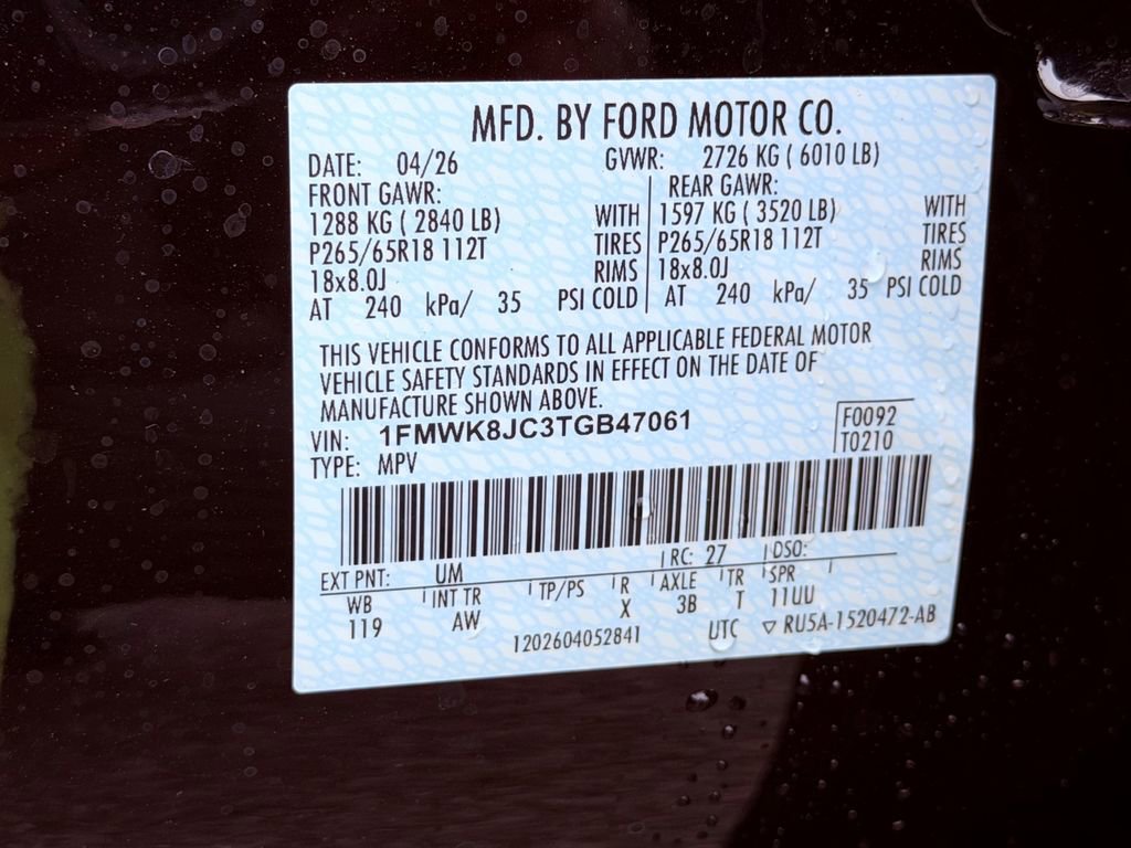 New 2026 Ford Explorer Tremor AWD/4WD image 24