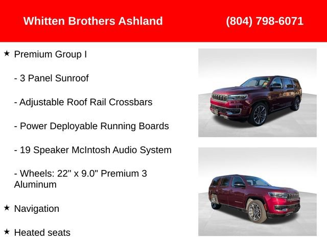 Used 2024 Jeep Wagoneer Series III w/ Premium Group I image 8