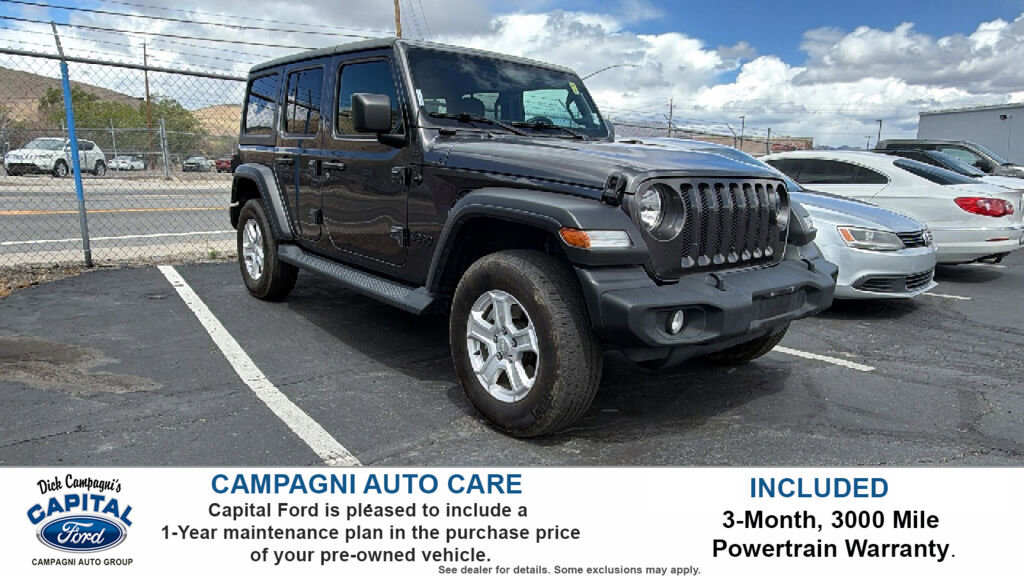 Used 2022 Jeep Wrangler Unlimited Sport S AWD/4WD image 1