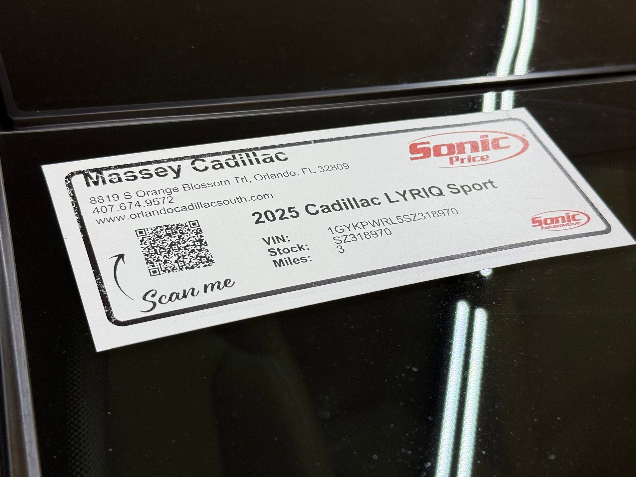 New 2025 Cadillac Lyriq Sport image 57