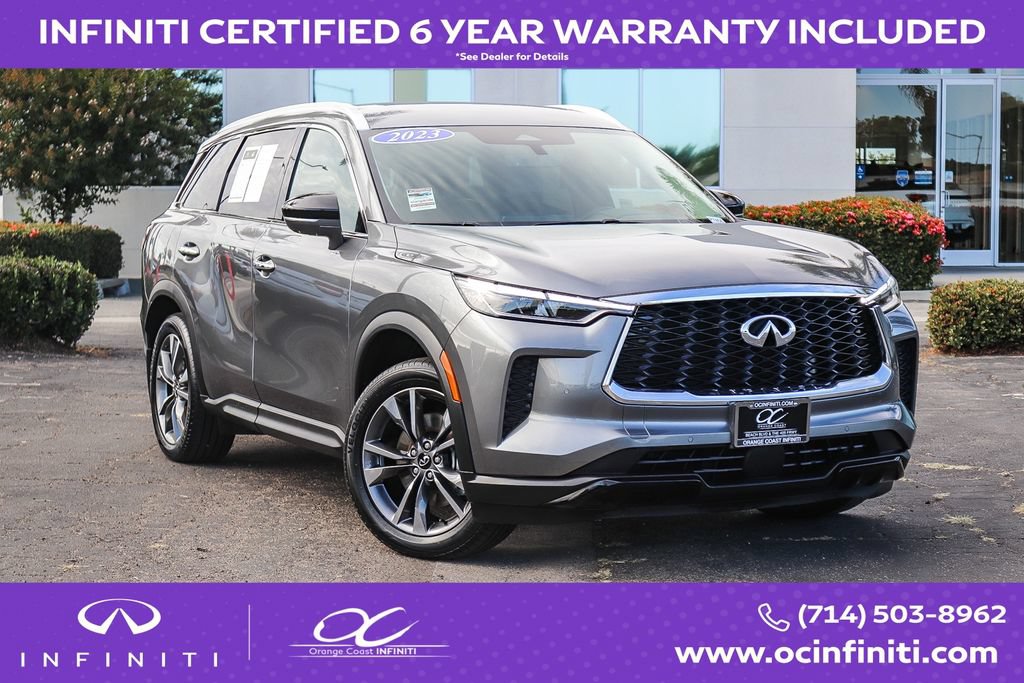 Certified 2023 INFINITI QX60 Luxe w/ Cargo Package FWD image 1