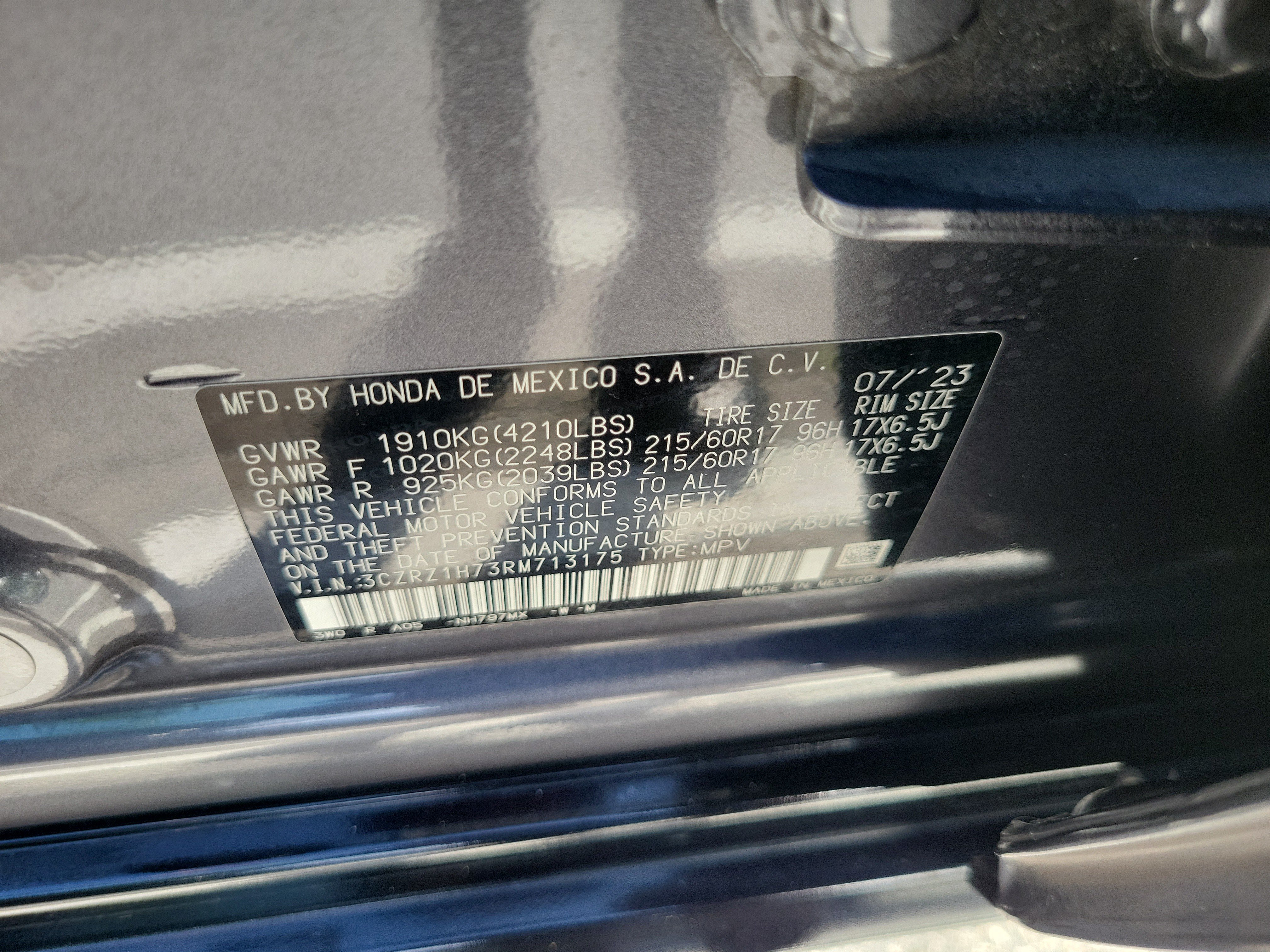 Used 2024 Honda HR-V EX-L image 31