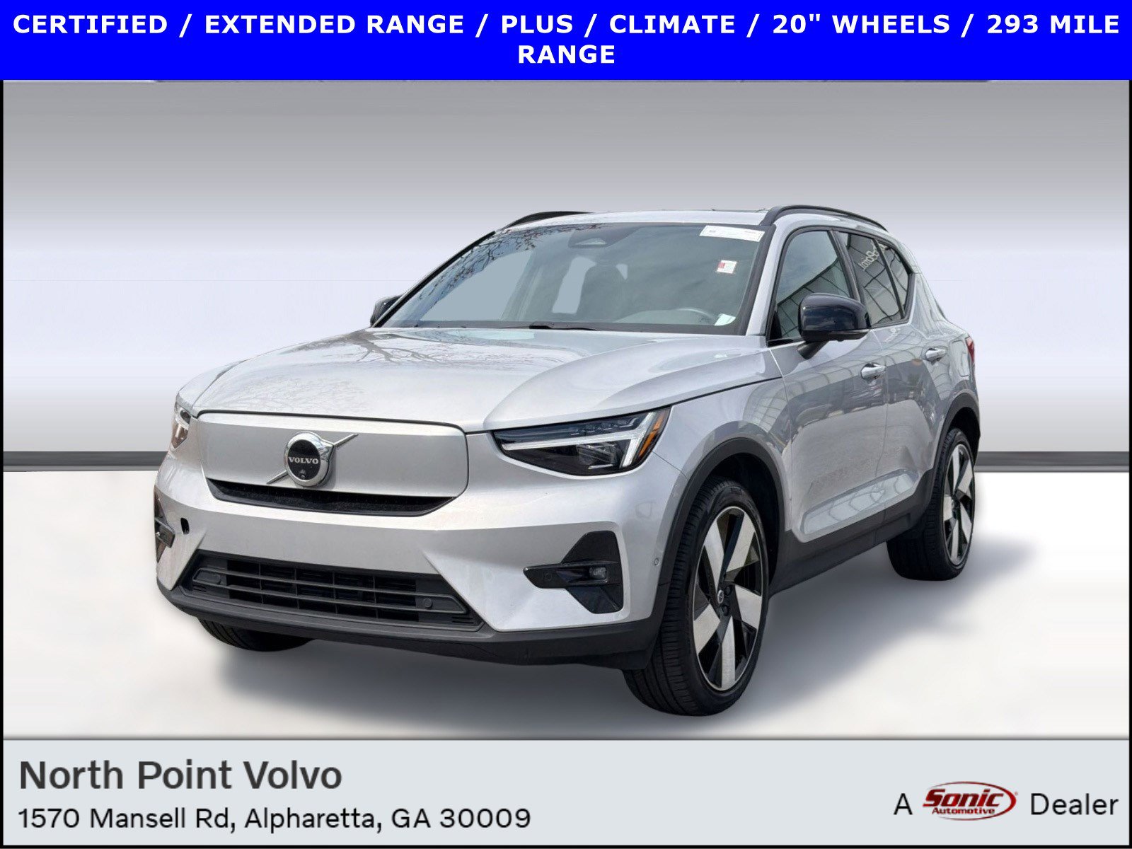 Certified 2024 Volvo XC40 Recharge Plus w/ Protection Package Premier RWD image 1
