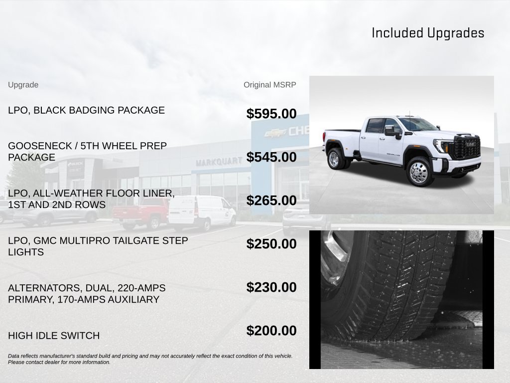 New 2026 GMC Sierra 3500 Denali Ultimate w/ LPO, Black Badging Package AWD/4WD image 5