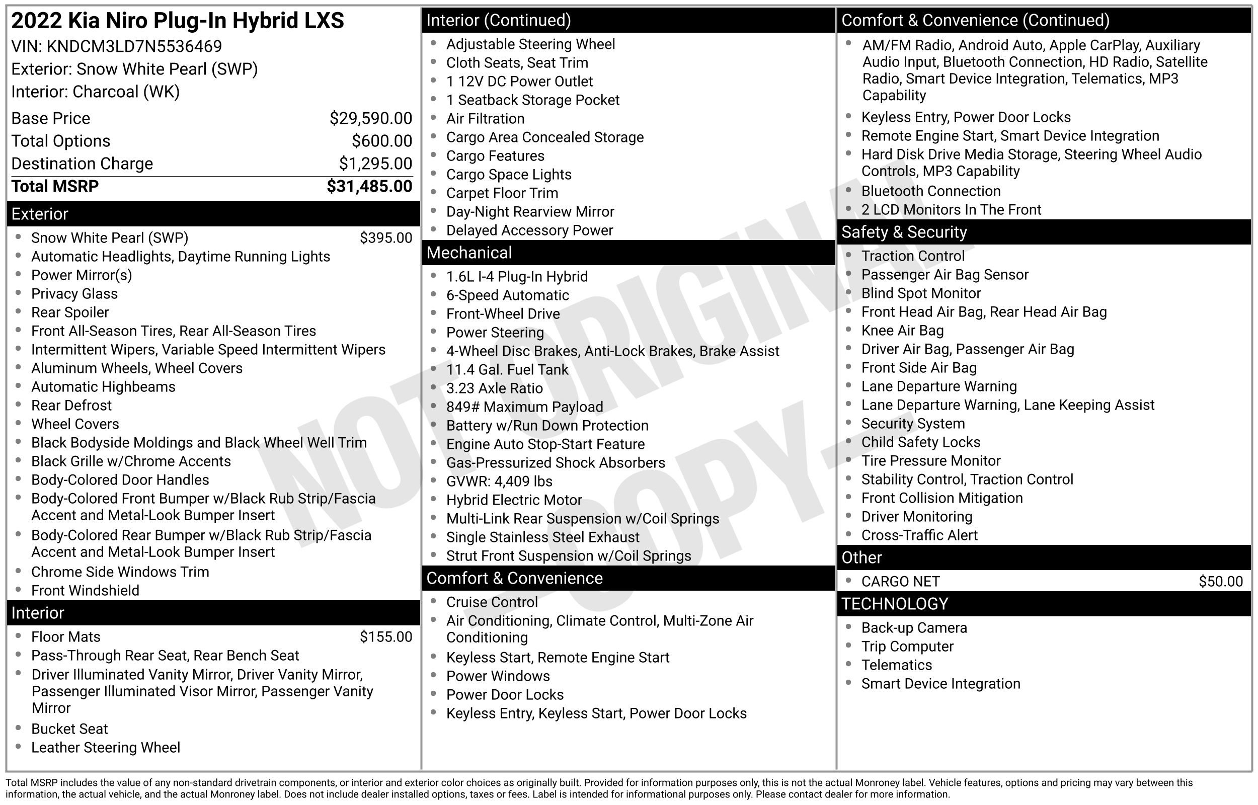 Used 2022 Kia Niro LXS image 34
