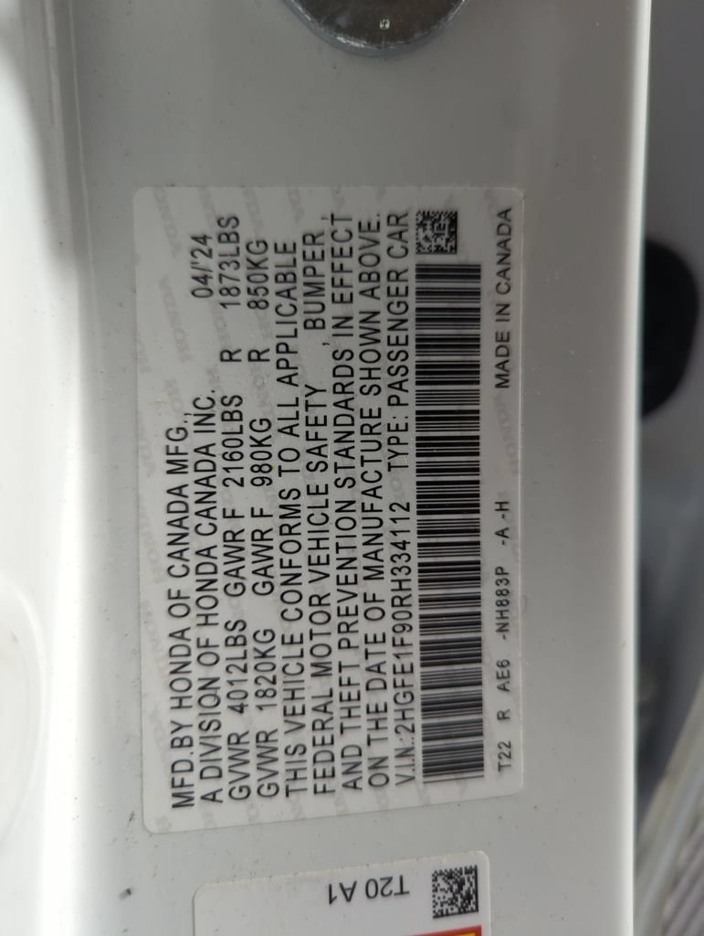 Certified 2024 Honda Civic Touring image 25
