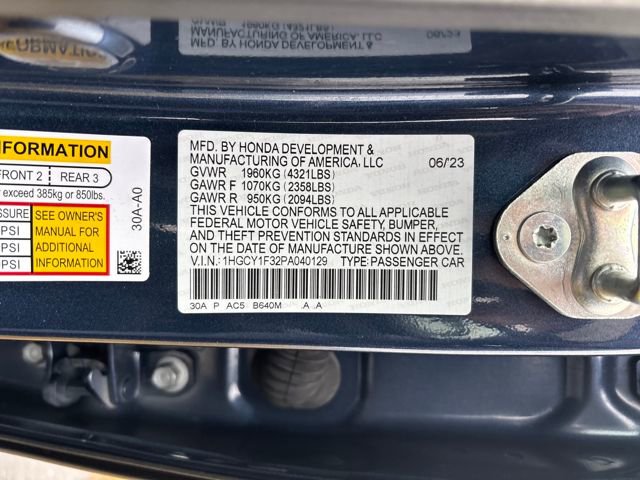 Used 2023 Honda Accord EX image 31