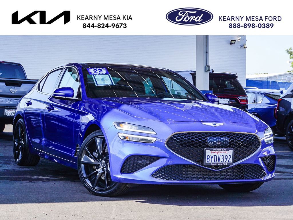 Used 2022 Genesis G70 3.3T w/ Sport Advanced Package