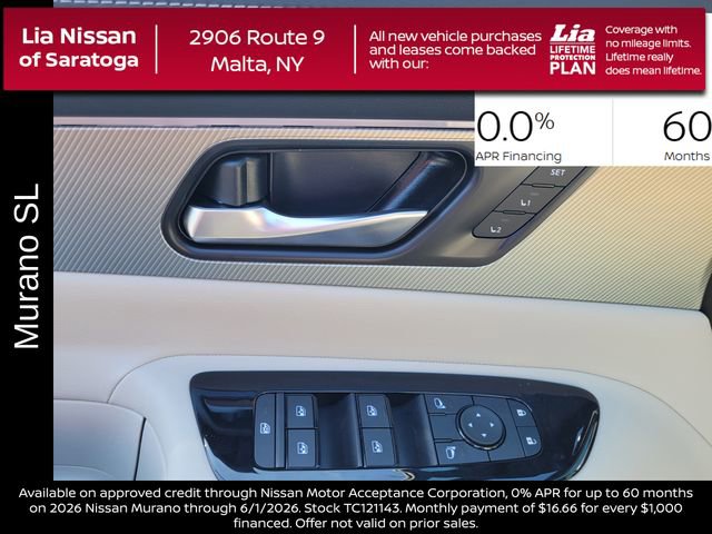 New 2026 Nissan Murano SL AWD/4WD image 15