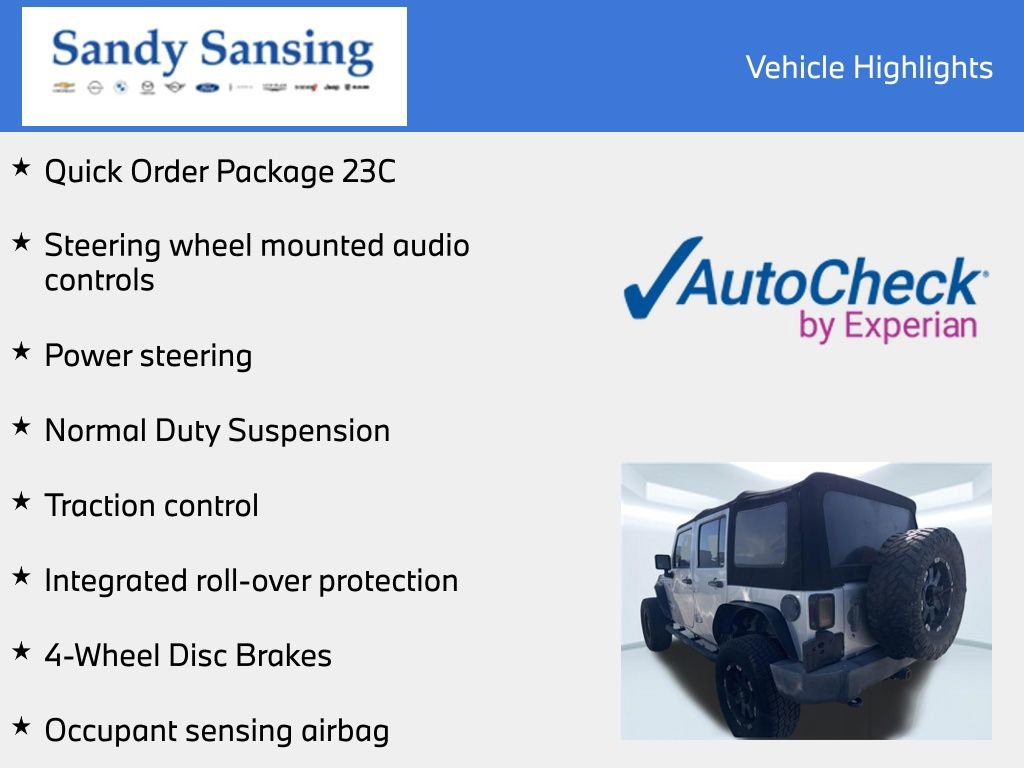 Used 2012 Jeep Wrangler Unlimited Sport AWD/4WD image 7