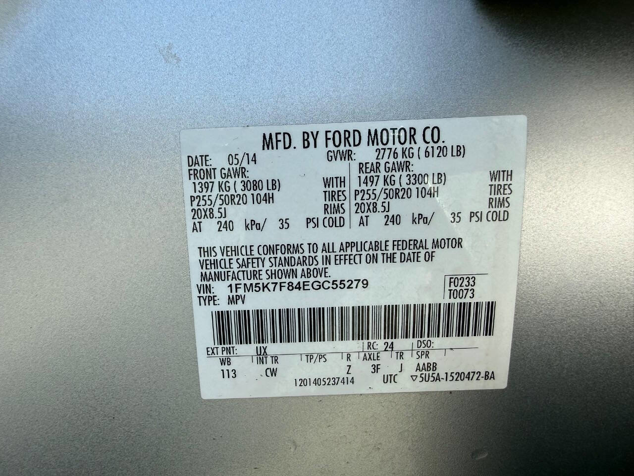Used 2014 Ford Explorer Limited w/ Equipment Group 302A FWD image 27
