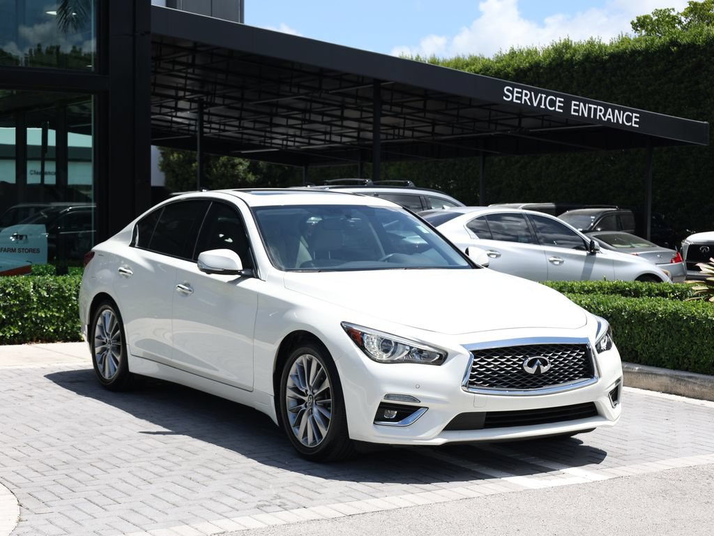 Certified 2023 INFINITI Q50 Luxe w/ Cargo Package RWD image 2