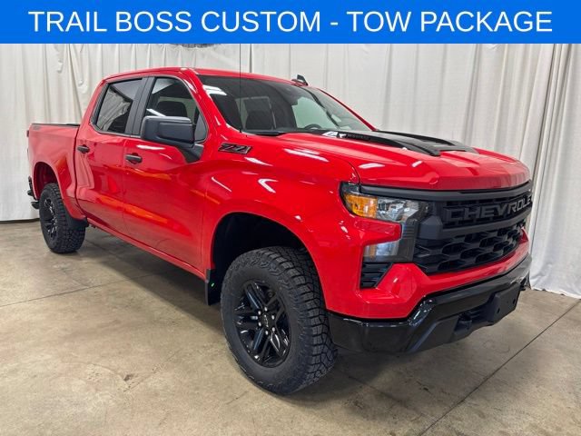 New 2026 Chevrolet Silverado 1500 Custom Trail Boss w/ Dark Appearance Package AWD/4WD image 1