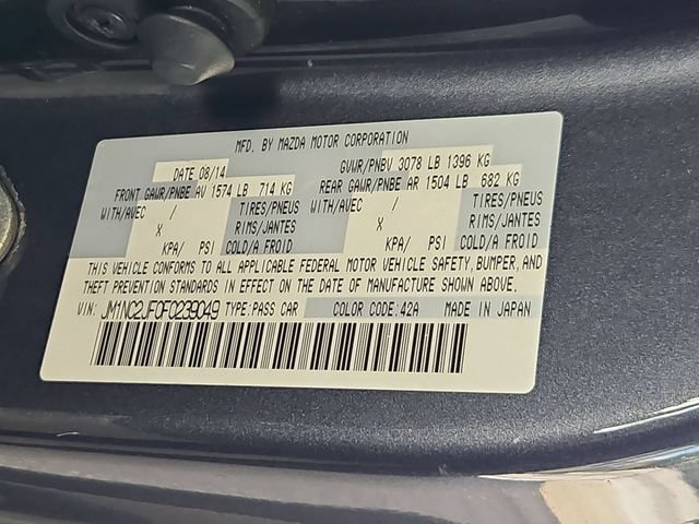 Used 2015 MAZDA MX-5 Miata Sport w/ Convenience Package RWD image 29