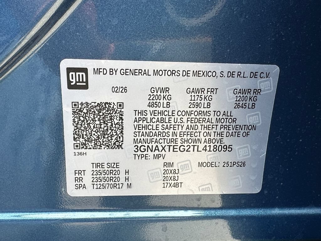 Used 2026 Chevrolet Equinox RS w/ Safety and Technology Package AWD/4WD image 16
