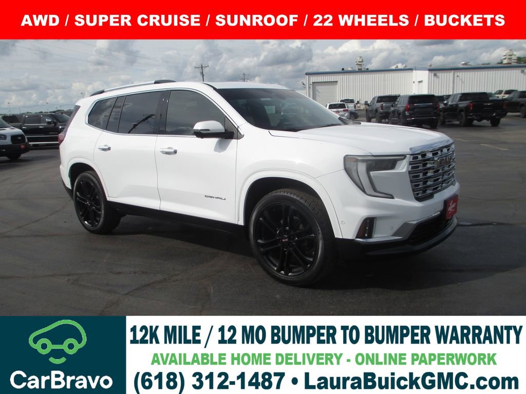 Used 2024 GMC Acadia Denali w/ Super Cruise Package
