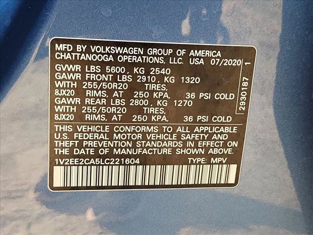 Used 2020 Volkswagen Atlas Cross Sport SEL w/ Cross Sport MDO Package FWD image 25