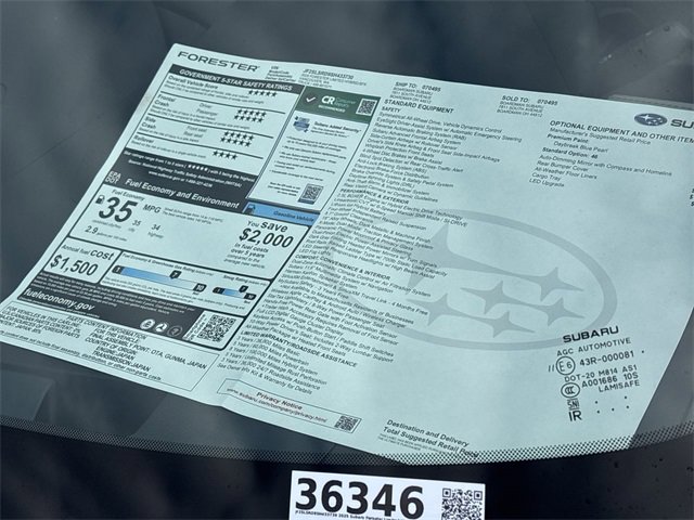New 2025 Subaru Forester Limited image 31