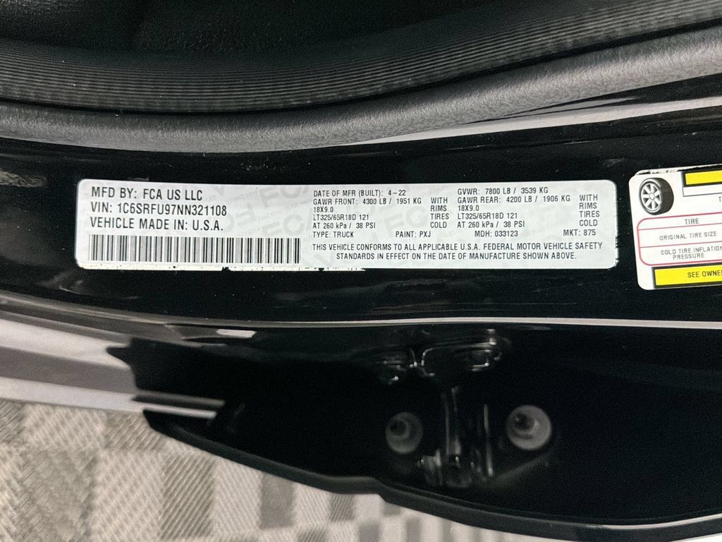 Used 2022 RAM 1500 TRX w/ TRX Level 2 Equipment Group AWD/4WD image 27