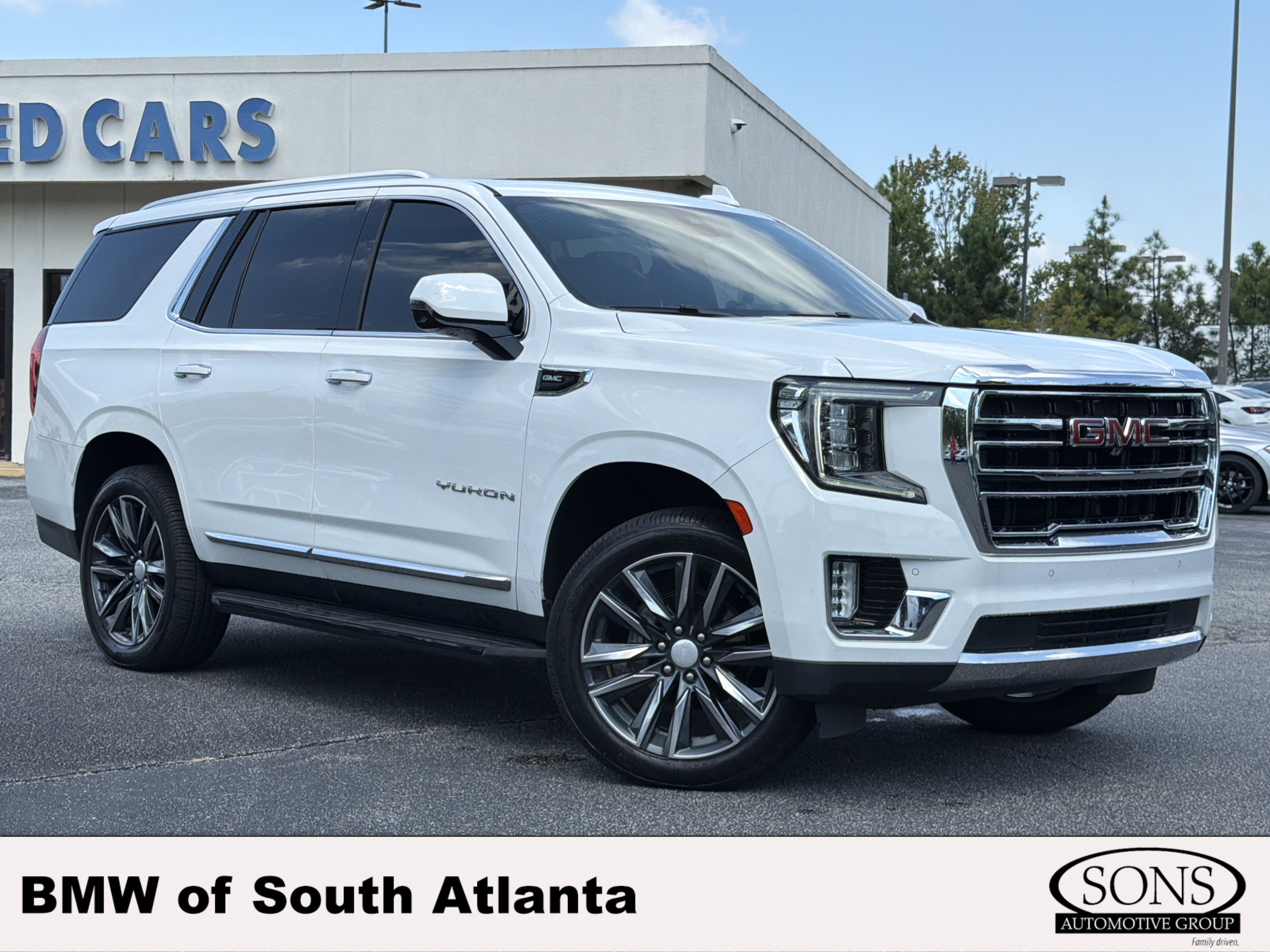 Used 2021 GMC Yukon SLT w/ SLT Premium Package RWD image 1