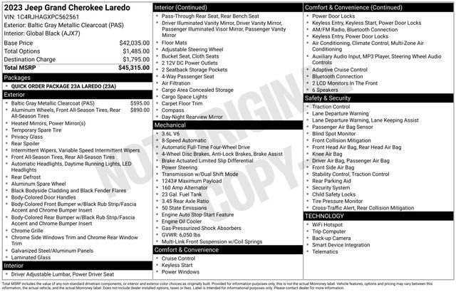 Used 2023 Jeep Grand Cherokee Laredo image 40