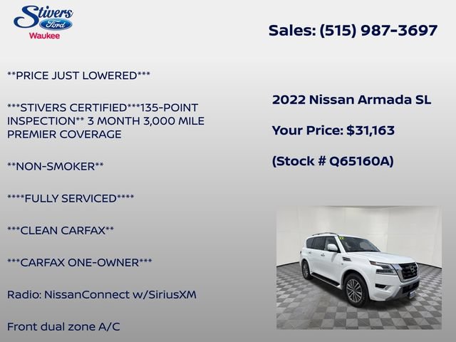 Used 2022 Nissan Armada SL AWD/4WD image 8