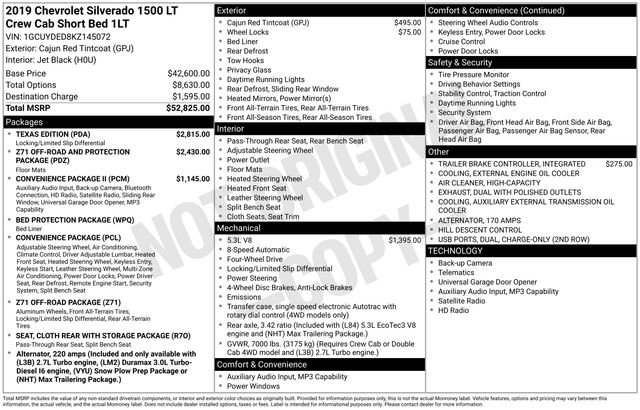 Used 2019 Chevrolet Silverado 1500 LT w/ Texas Edition image 26