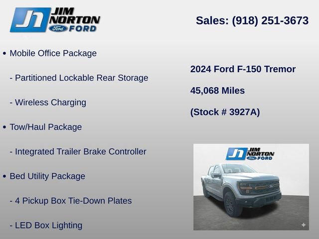 Used 2024 Ford F150 Tremor w/ Equipment Group 402A High AWD/4WD image 16