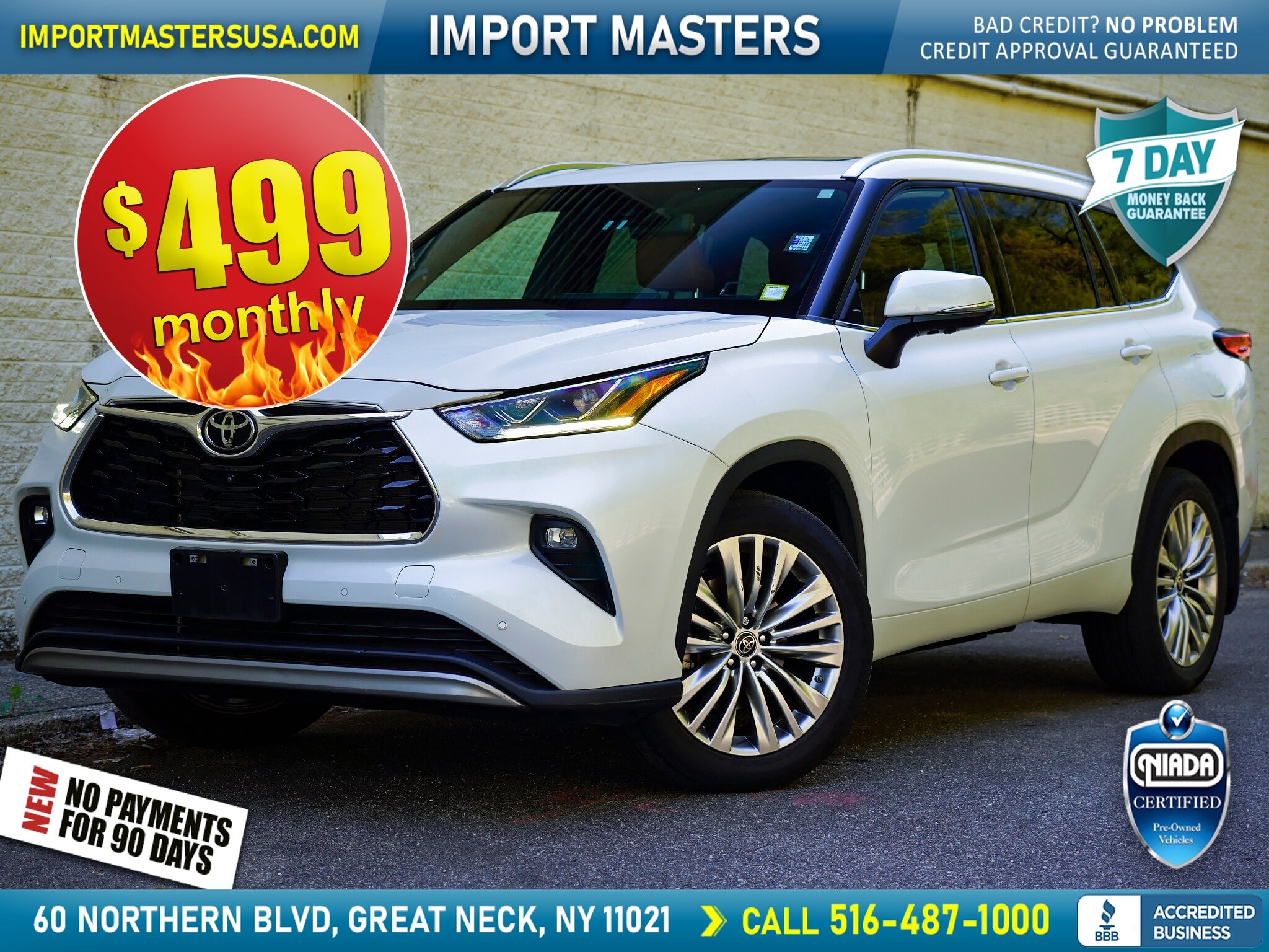 Used 2023 Toyota Highlander Platinum AWD/4WD image 1