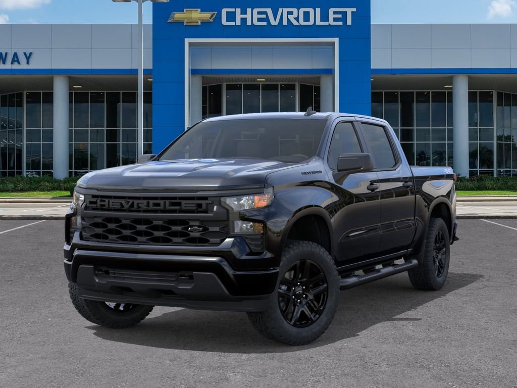 New 2026 Chevrolet Silverado 1500 Custom w/ Turbomax Blackout Package AWD/4WD image 6