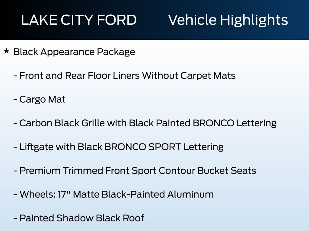 New 2026 Ford Bronco Sport Big Bend w/ Convenience Package image 6