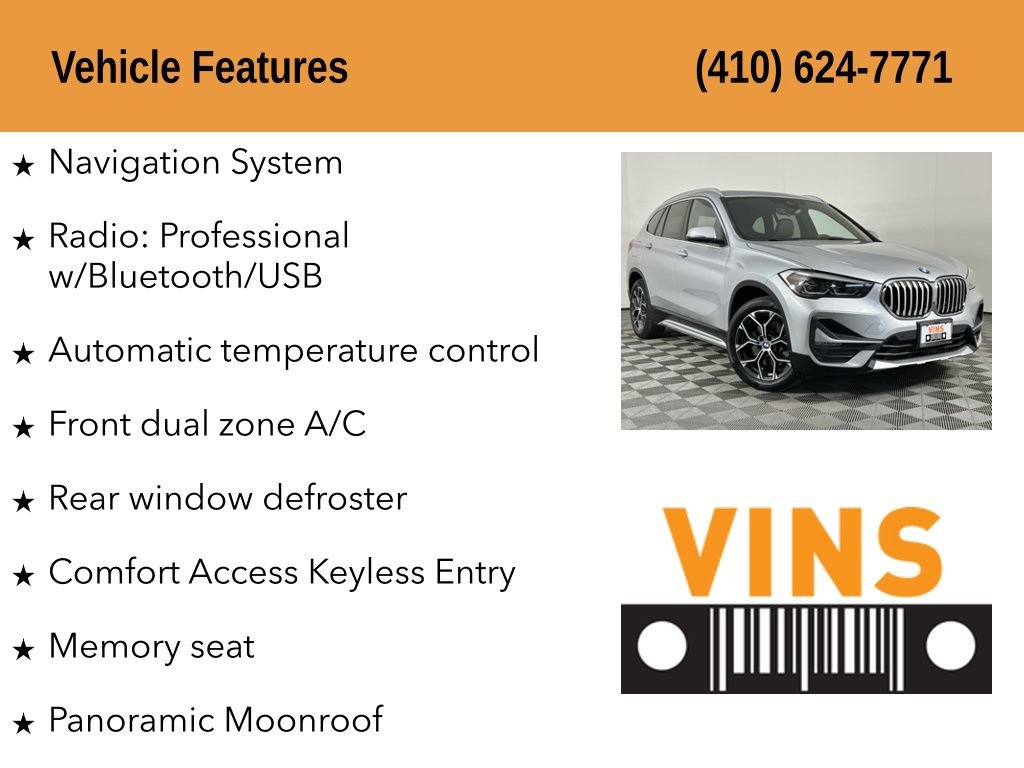 Used 2020 BMW X1 xDrive28i w/ Convenience Package AWD/4WD image 5