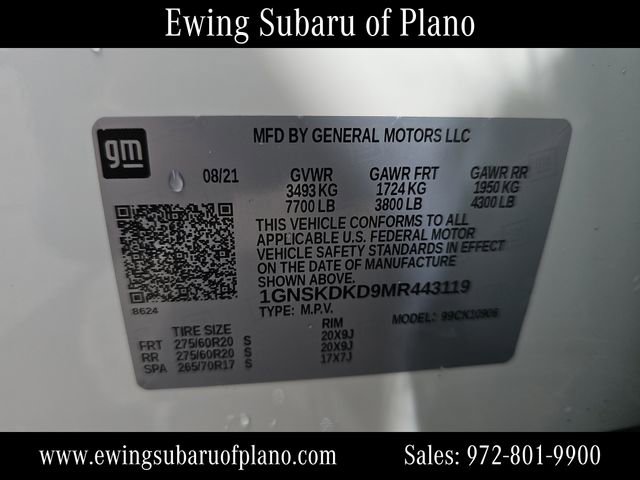 Used 2021 Chevrolet Suburban Z71 w/ Rear Media and Nav Package AWD/4WD image 31