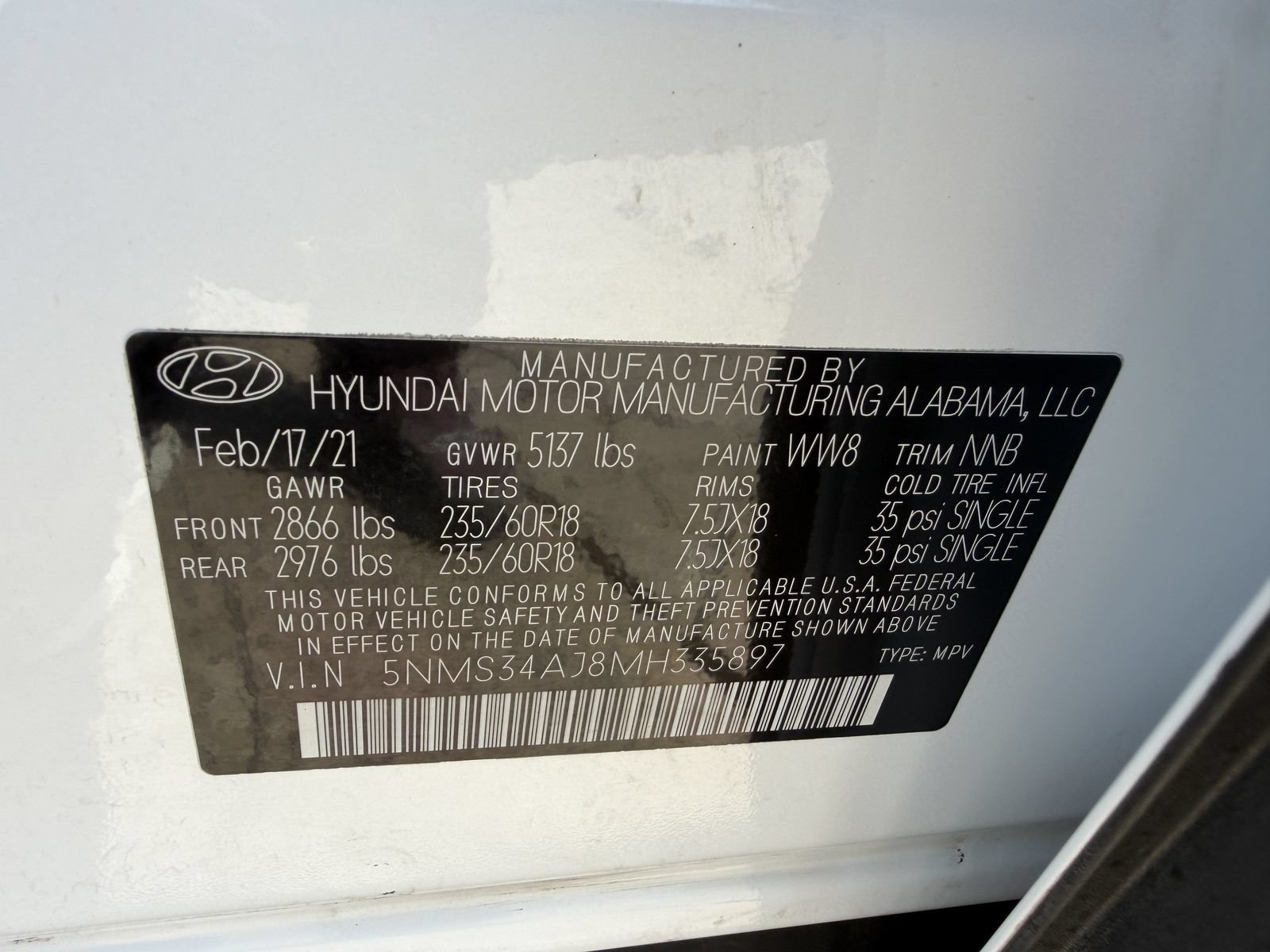 Used 2021 Hyundai Santa Fe SEL w/ Convenience + Premium Package FWD image 28