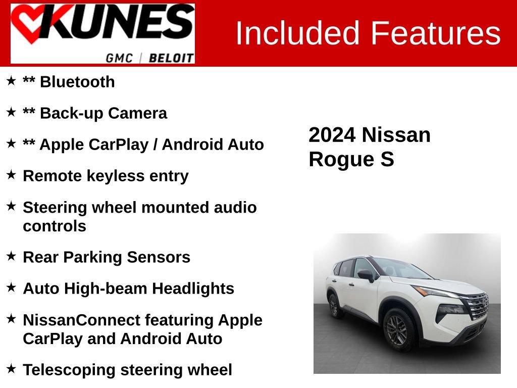 Used 2024 Nissan Rogue S image 2