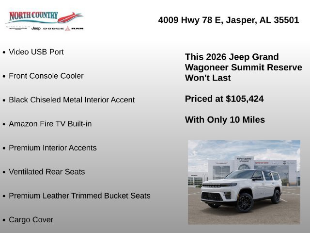 New 2026 Jeep Grand Wagoneer Summit AWD/4WD image 41