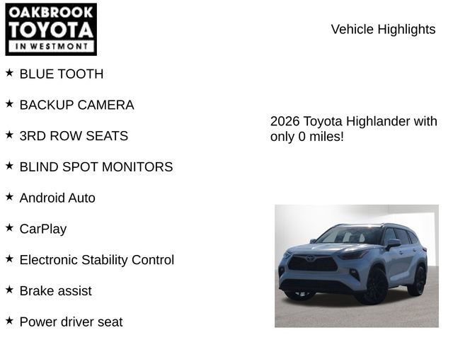 Certified 2026 Toyota Highlander XLE image 7