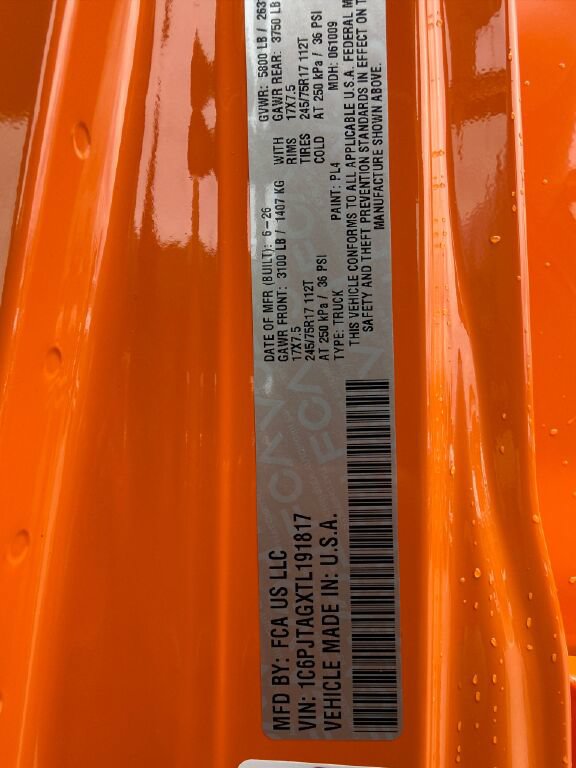New 2026 Jeep Gladiator Sport AWD/4WD image 32
