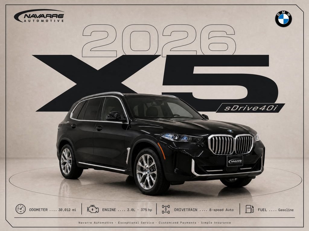 Used 2026 BMW X5 sDrive40i