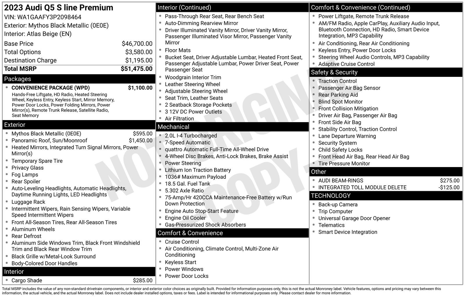 Certified 2023 Audi Q5 2.0T Premium w/ Convenience Package image 33