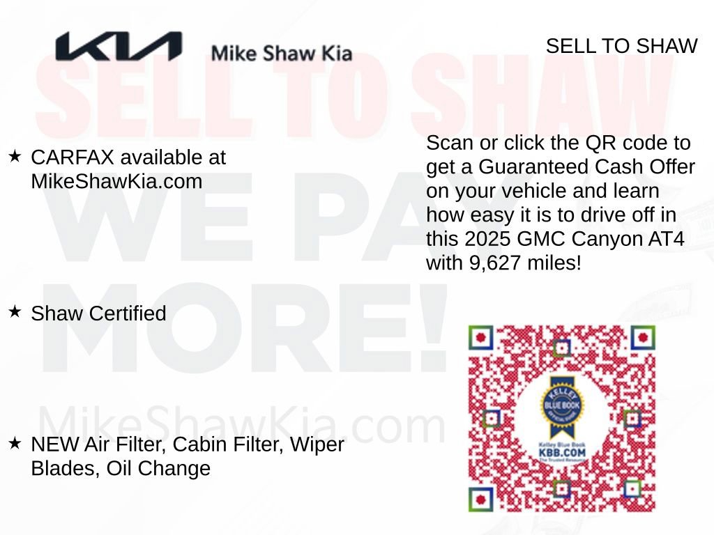 Used 2025 GMC Canyon AT4 w/ AT4 Premium Package AWD/4WD image 13