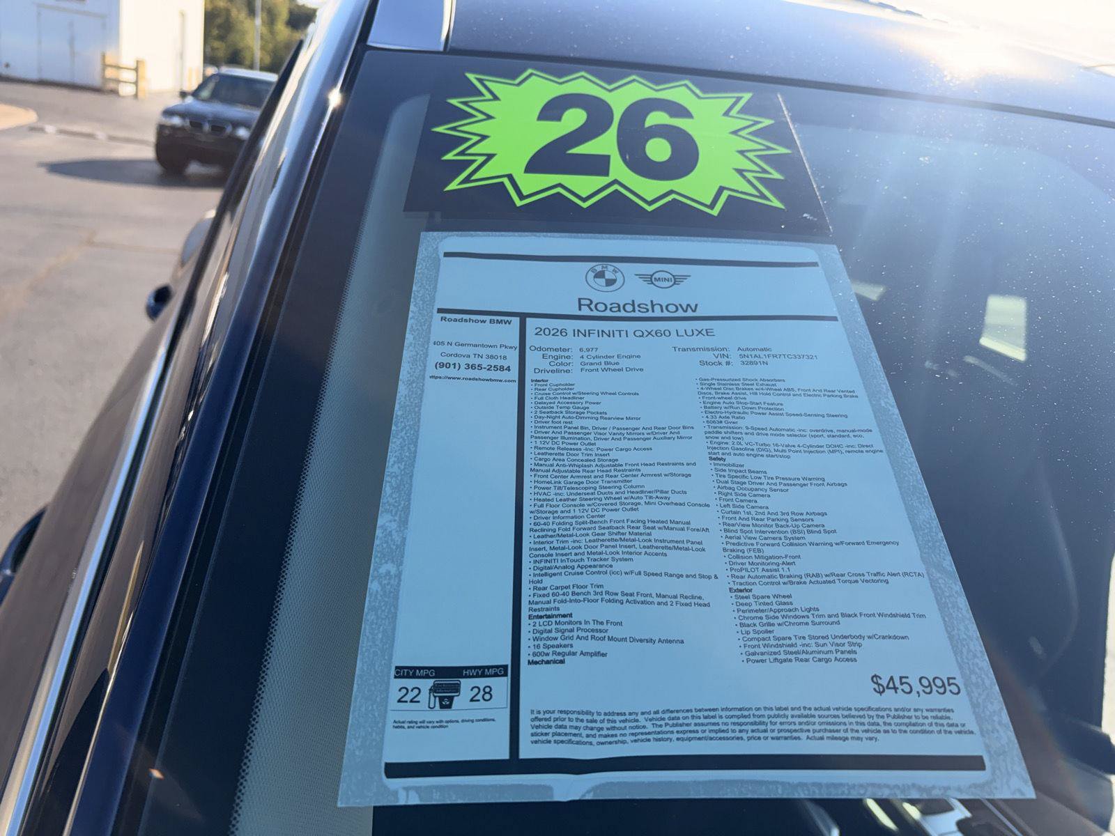 Used 2026 INFINITI QX60 Luxe w/ Cargo Package FWD image 20