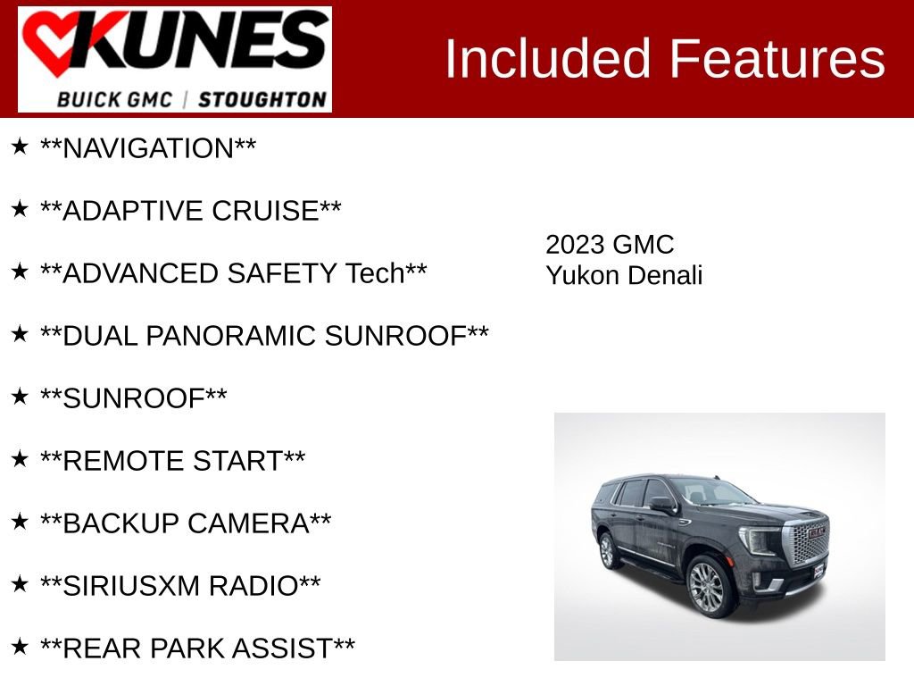 Used 2023 GMC Yukon Denali image 2