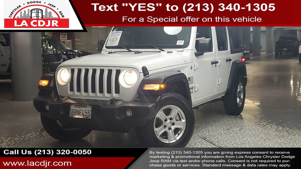 Used 2020 Jeep Wrangler Unlimited Sport S