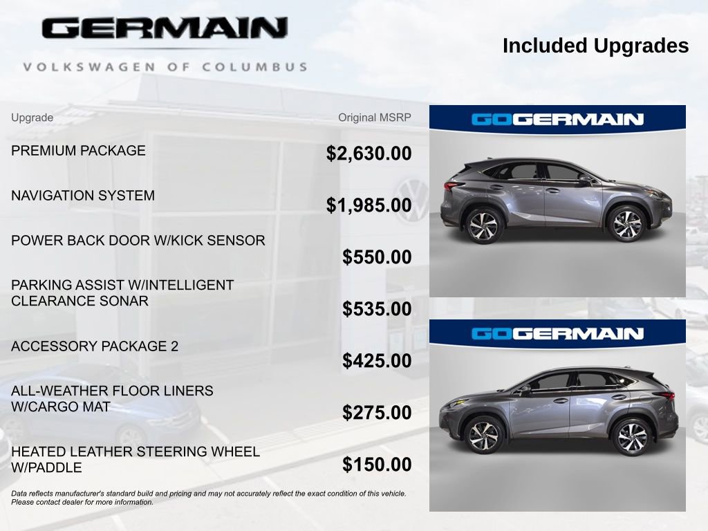 Used 2021 Lexus NX 300 AWD w/ Premium Package image 10